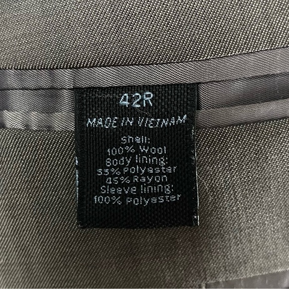 Marc Anthony Wool 42R 2 Button Blazer Career Professional Office Business - Picture 10 of 12